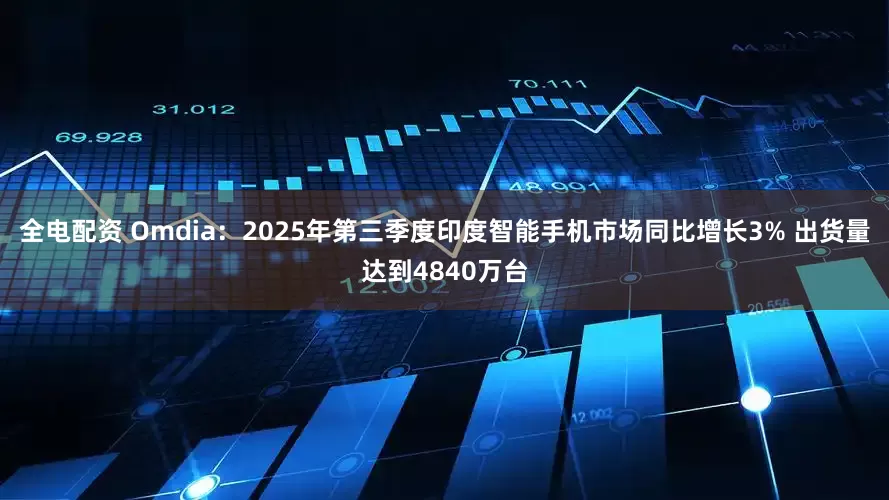 全电配资 Omdia：2025年第三季度印度智能手机市场同比增长3% 出货量达到4840万台